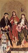 STRIGEL, Hans II Sts Florian, John the Baptist and Sebastian wr oil painting picture wholesale